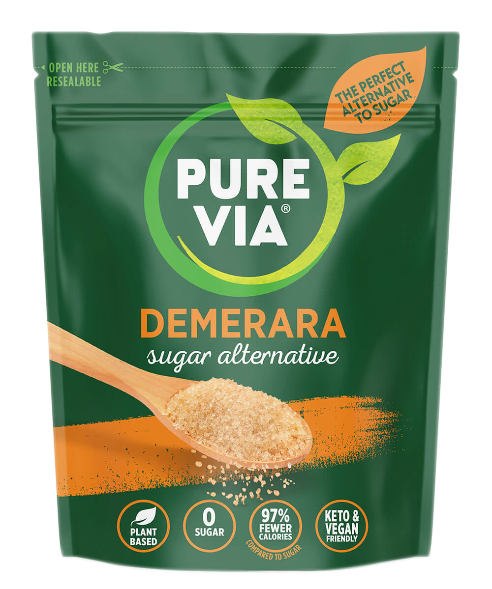 Pure Via_Demerara Sugar Alternative 200g-Pack of 5
