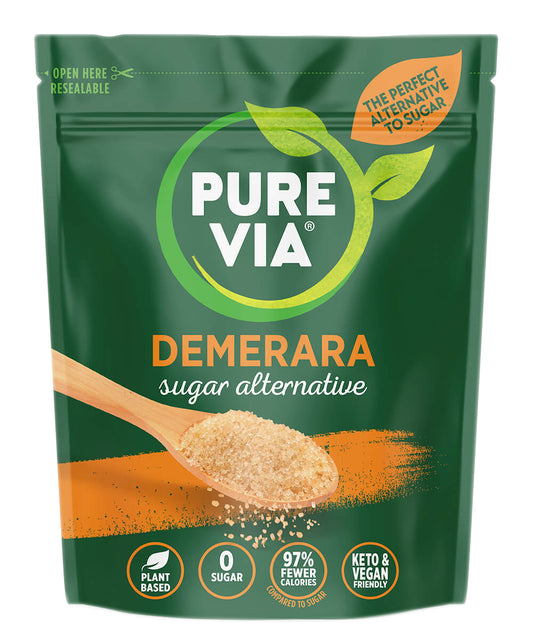 Pure Via_Demerara Sugar Alternative 200g-Pack of 5