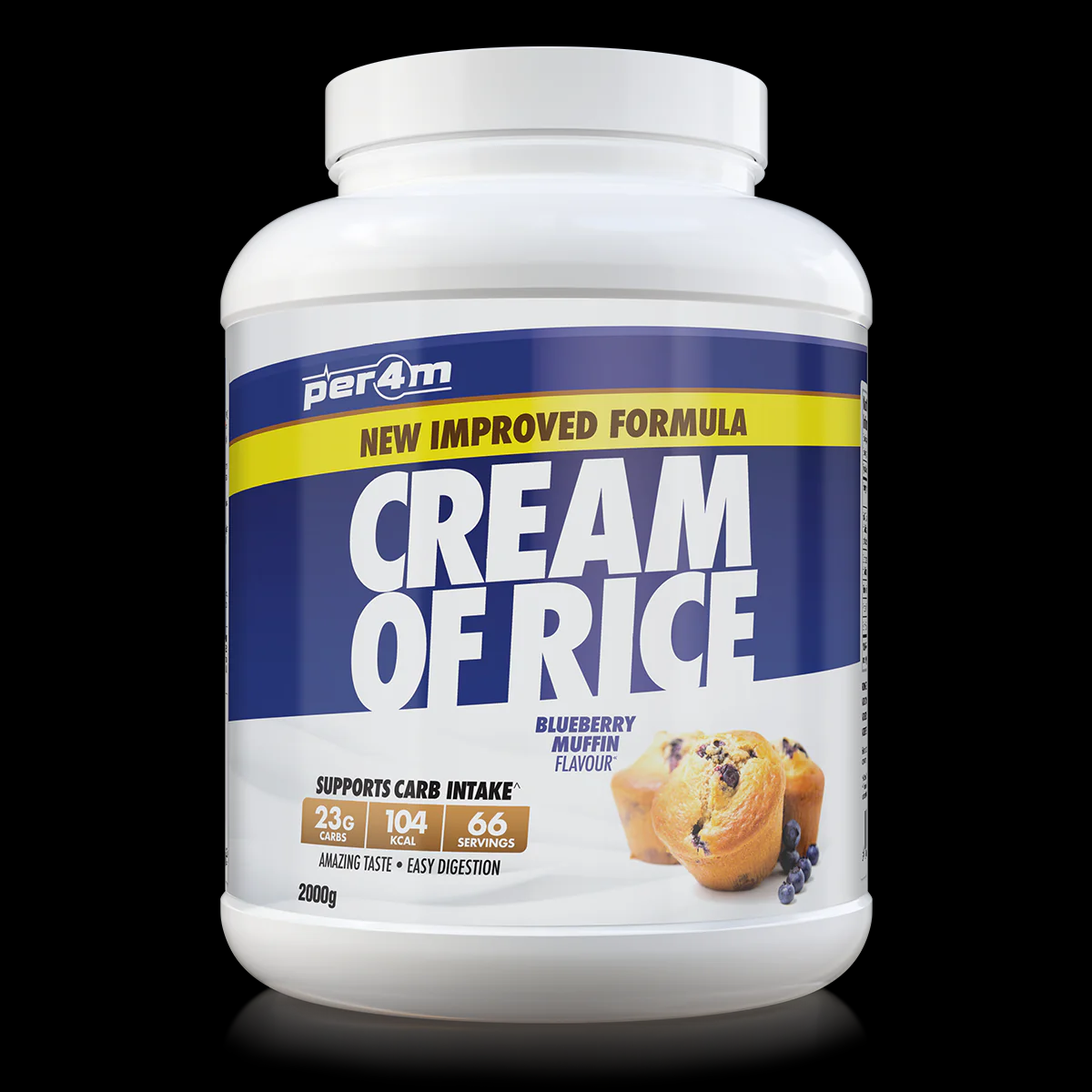Per4m Cream of Rice 2kg White Chocolate Hazelnut