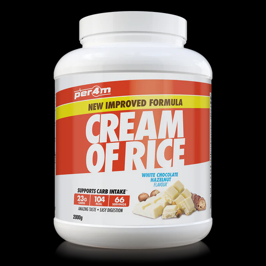Per4m Cream of Rice 2kg White Chocolate Hazelnut