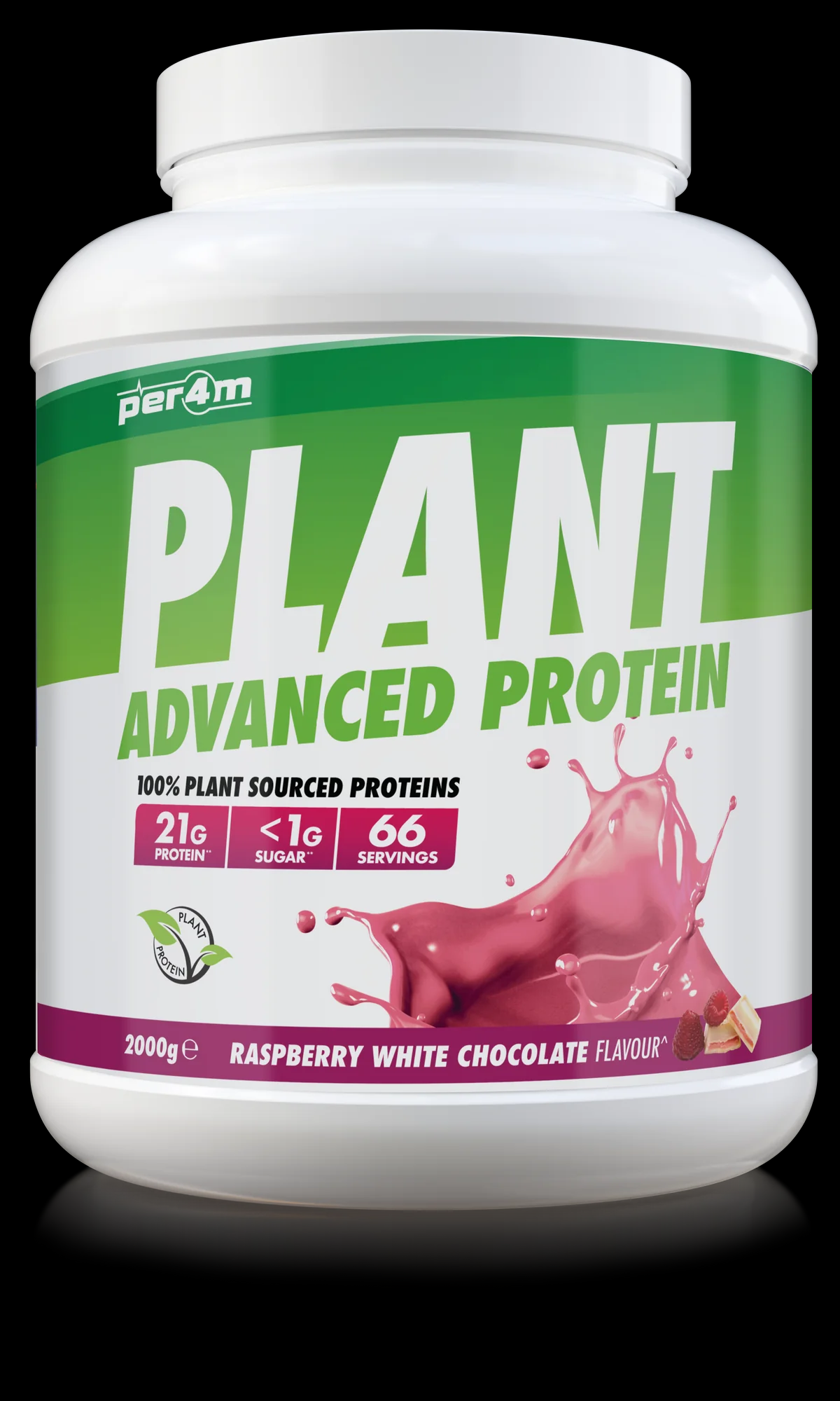 Per4m Plant Protein 900g Strawberry Cream