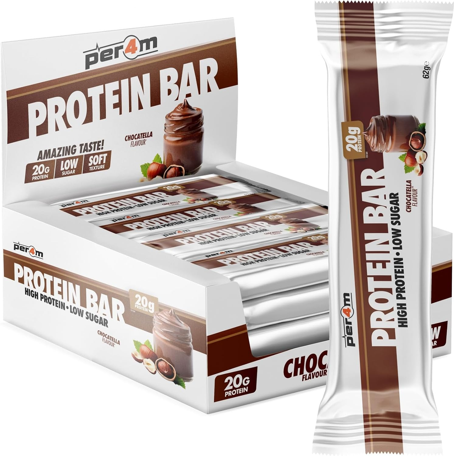 Per4m Protein Bar 12x62g Cookie Dough