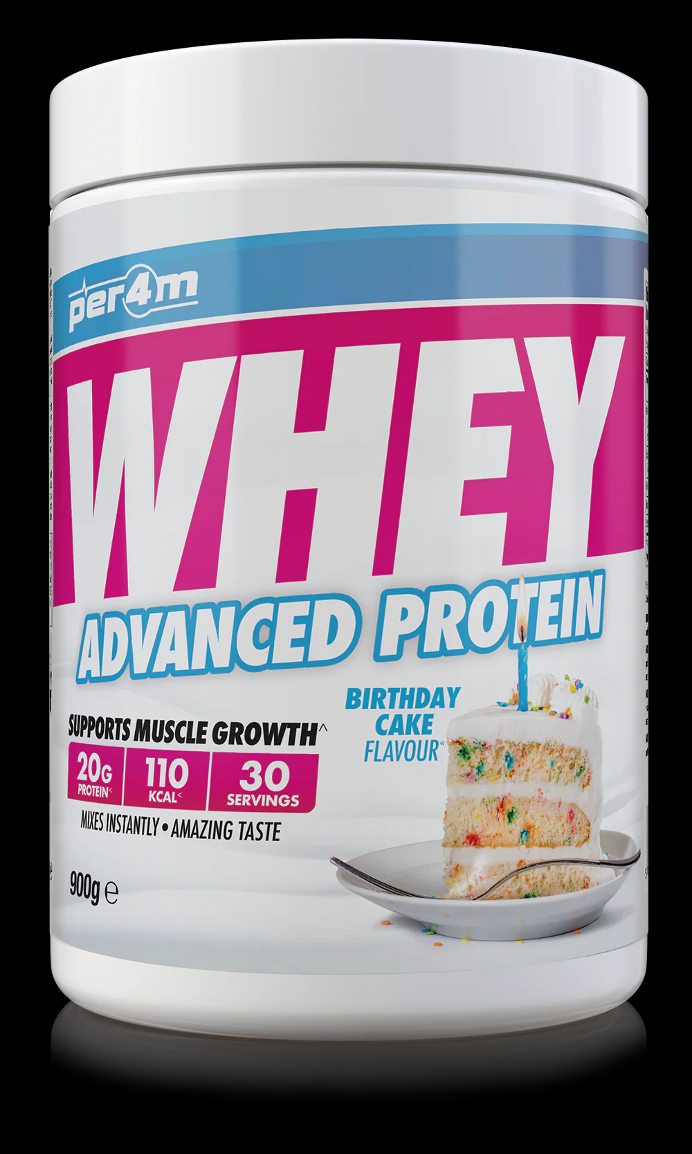 Per4m Advanced Whey Protein 2.01kg Birthday Cake