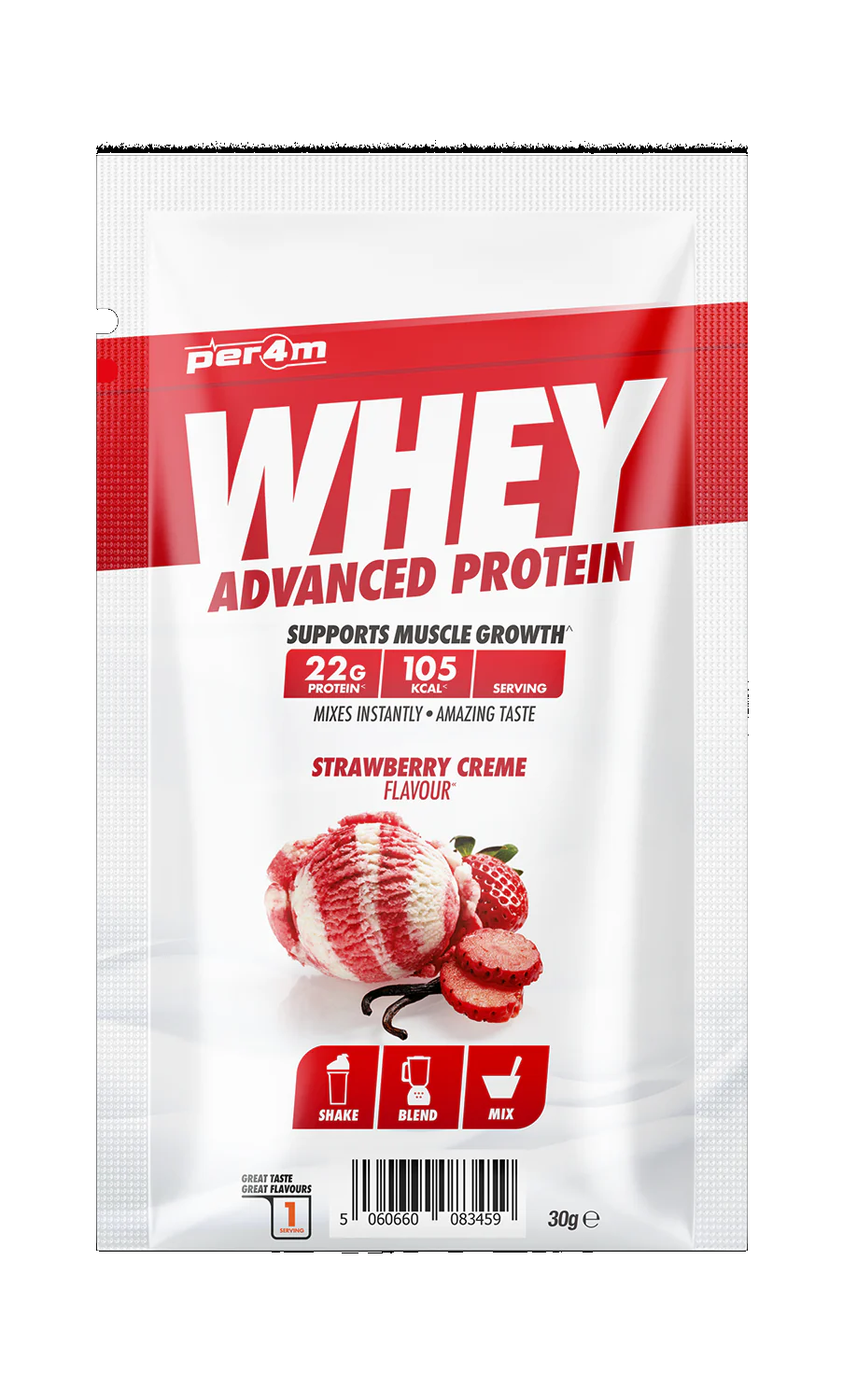 Per4m Advanced Whey Protein Sachet 30g White Chcolate Hazlenut