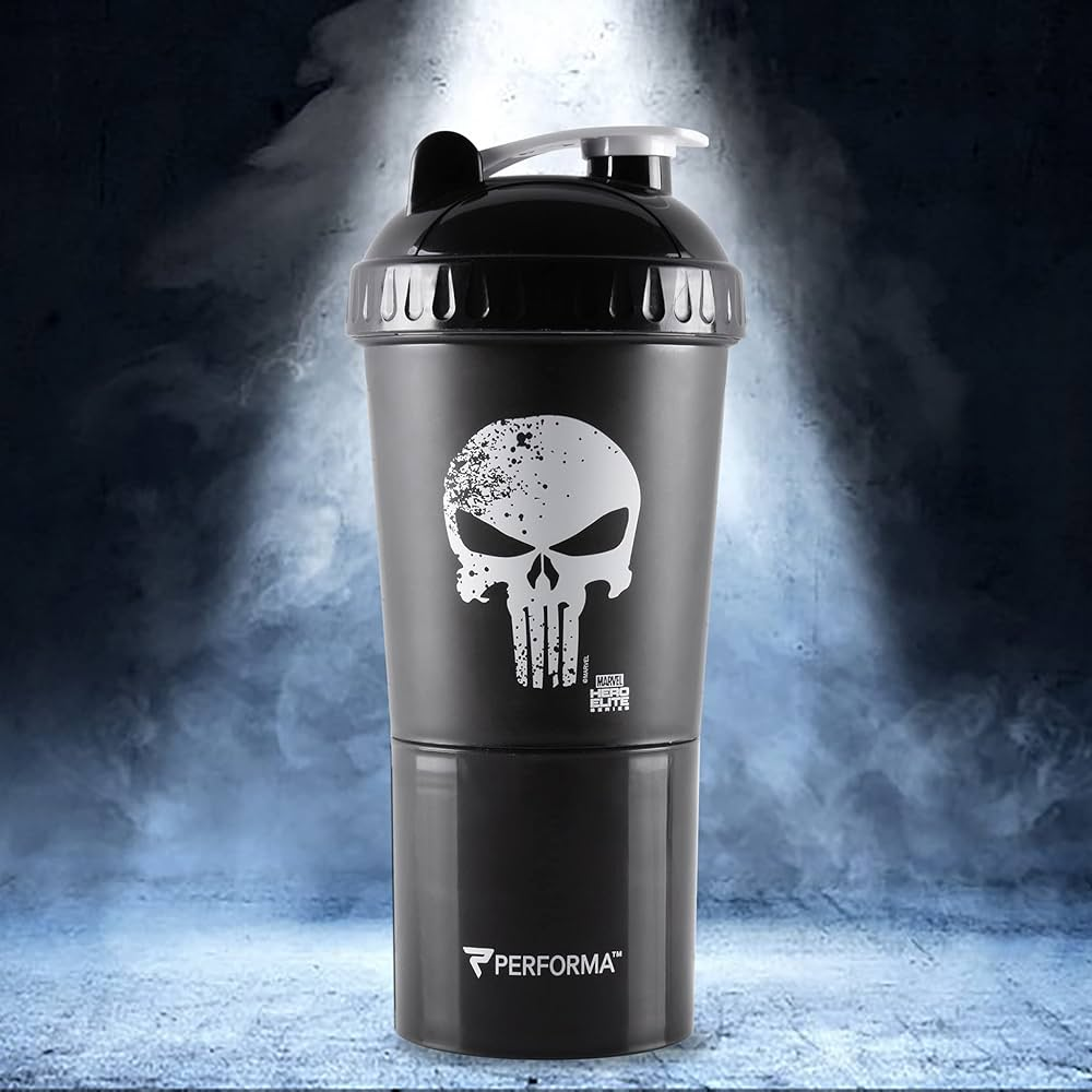 Performa Shaker Marvel Series Shaker Cup 800ml Punisher