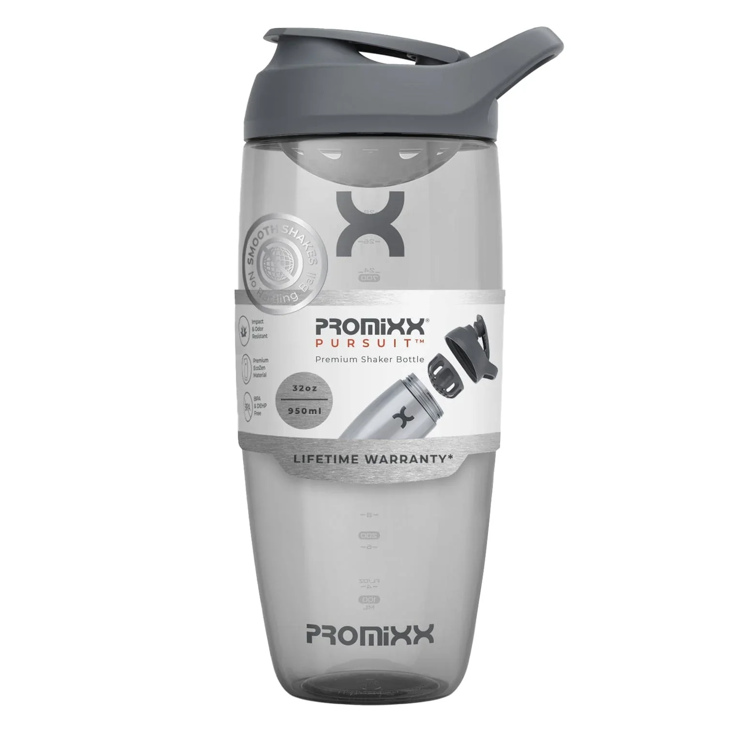 PROMiXX Pursuit EcoZen Shaker Bottle 950ml Coral