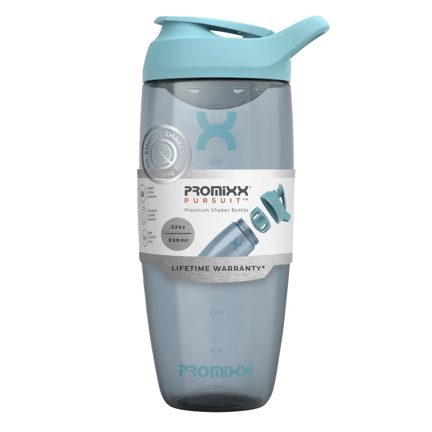 PROMiXX Pursuit EcoZen Shaker Bottle 950ml Coral