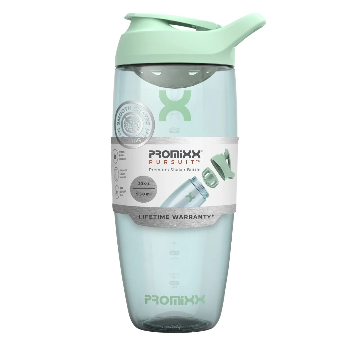 PROMiXX Pursuit EcoZen Shaker Bottle 950ml Coral