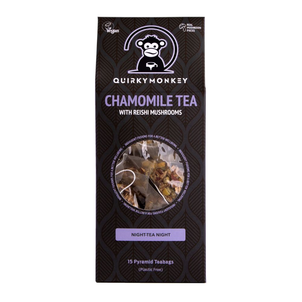 Quirky Monkey_Chamomile Tea & Reishi Mushroom 15 Teabags