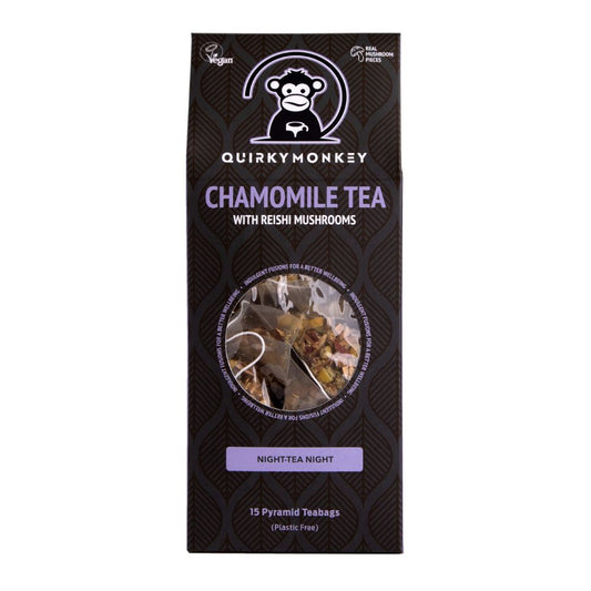 Quirky Monkey_Chamomile Tea & Reishi Mushroom 15 Teabags