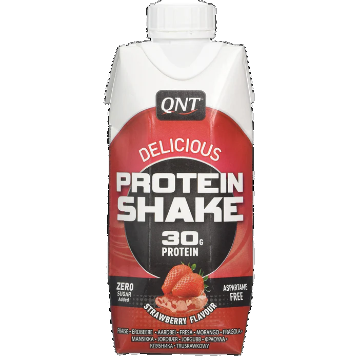 QNT Delicious Whey Shake Tetra 12x330ml Vanilla
