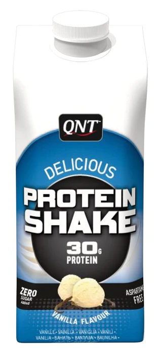 QNT Delicious Whey Shake Tetra 12x330ml Vanilla