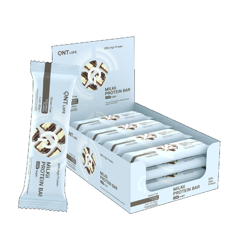 QNT Milkii Protein Bar 12x60g Chocolate Cookie