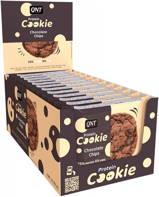 QNT Protein Cookie 12x60g Chocolate Chip