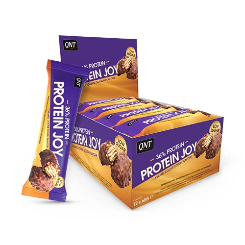 QNT Protein Joy Bar 36%  12x60g Caramel Cookie Dough