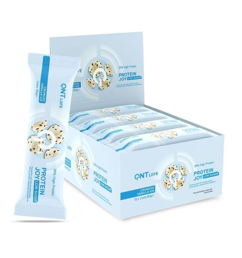 QNT Protein Joy Bar 36%  12x60g Caramel Cookie Dough
