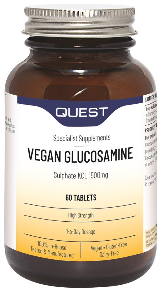 Quest_VEGAN GLUCOSAMINE SULPHATE KCI 1500mg