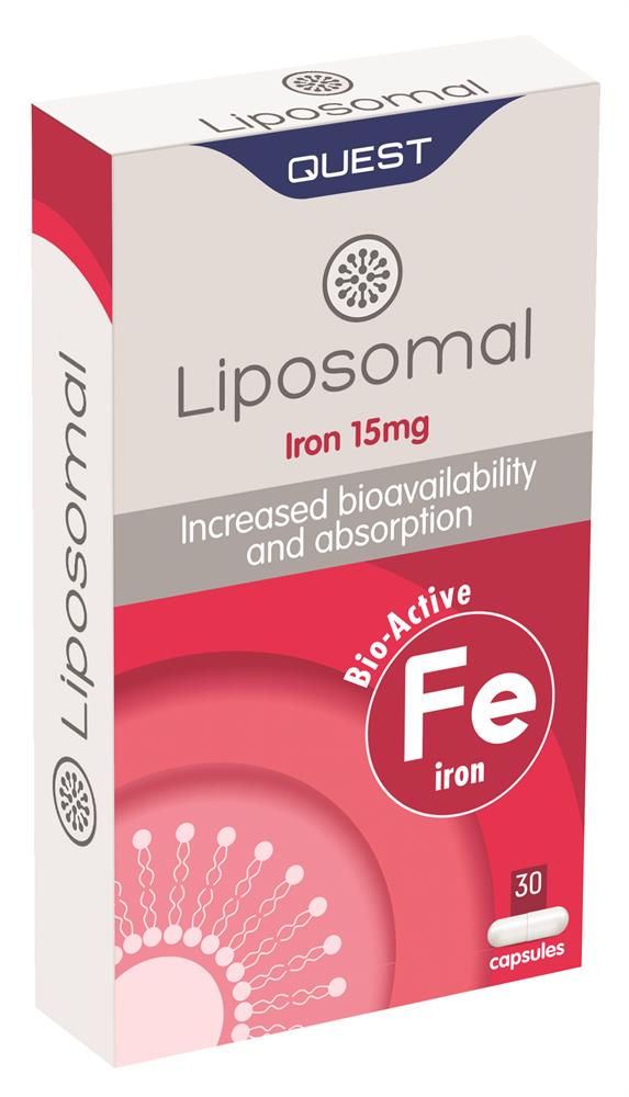 Liposomal Iron 15 mg. 30 capsules