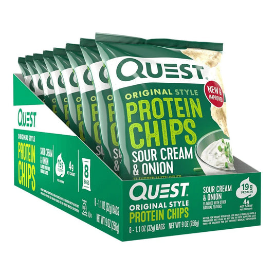 Quest Nutrition Protein Chips 8x32g Sour Cream & Onion