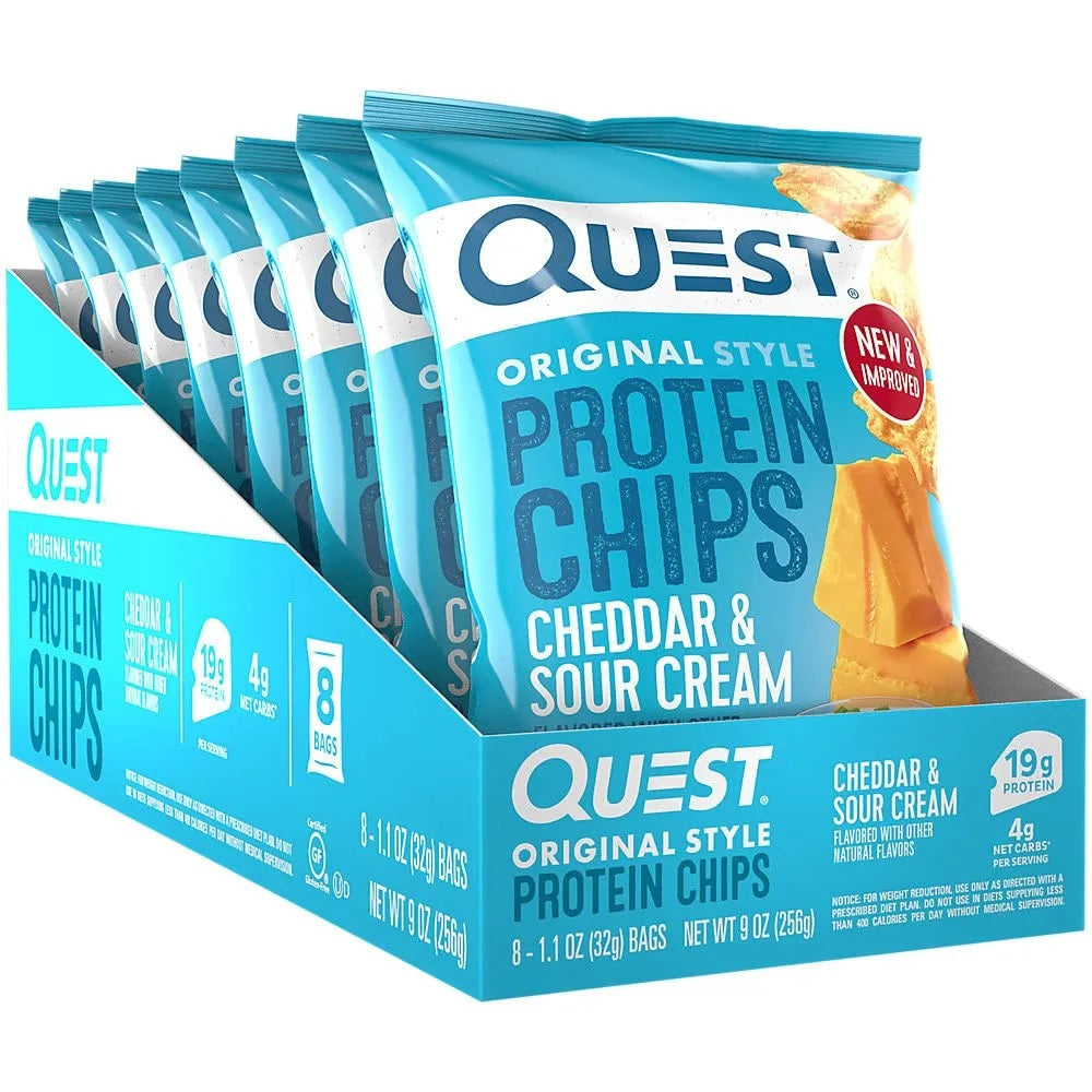 Quest Nutrition Protein Chips 8x32g Sour Cream & Onion