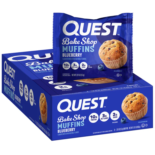 Quest Nutrition Bakeshop Muffin  8x57g Chocolate Chip