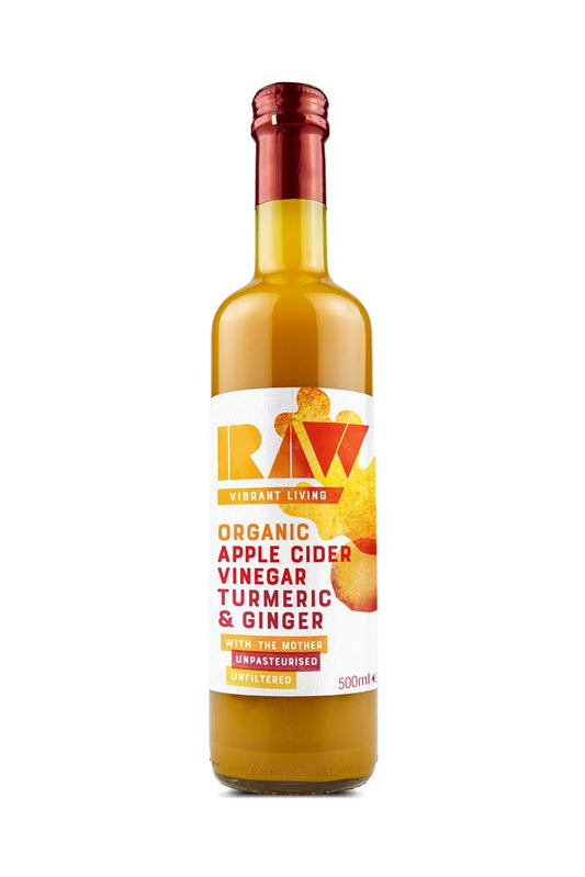 Raw Health_Org Raw Apple Cider Vinegar with Turmeric & Ginger 500ml