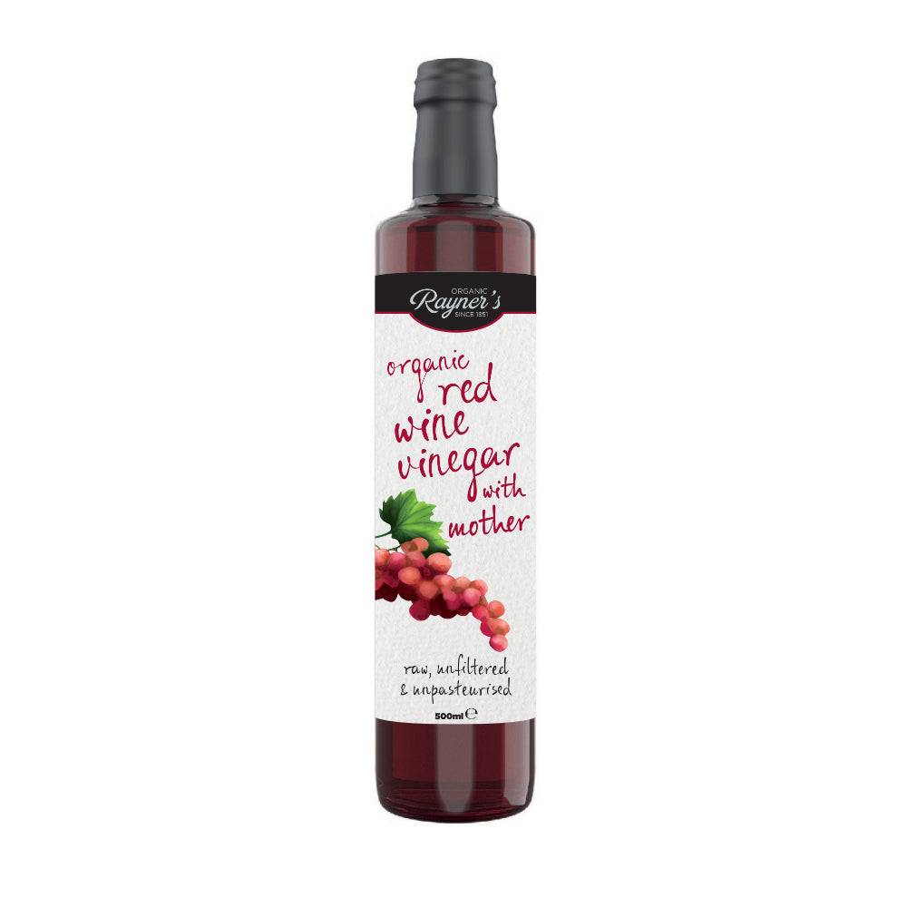 Rayners Essentials_Organic Red Wine Vinegar with Mother 500ml
