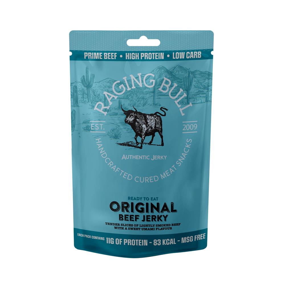 Raging Bull Snacks_Original Beef Jerky 28g-pack of 10