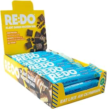 RE:DO Vegan Protein Bar 18x60g Raspberry