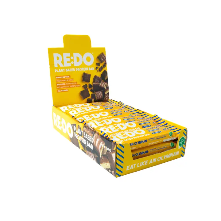RE:DO Vegan Protein Bar 18x60g Raspberry