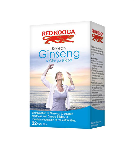 Red Kooga_Ginseng & Ginkgo Biloba 32 tablets