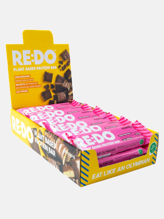 RE:DO Vegan Protein Bar 18x60g Raspberry