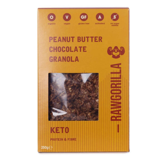 Raw Gorilla_KETO Peanut Butter Chocolate Granola 250g
