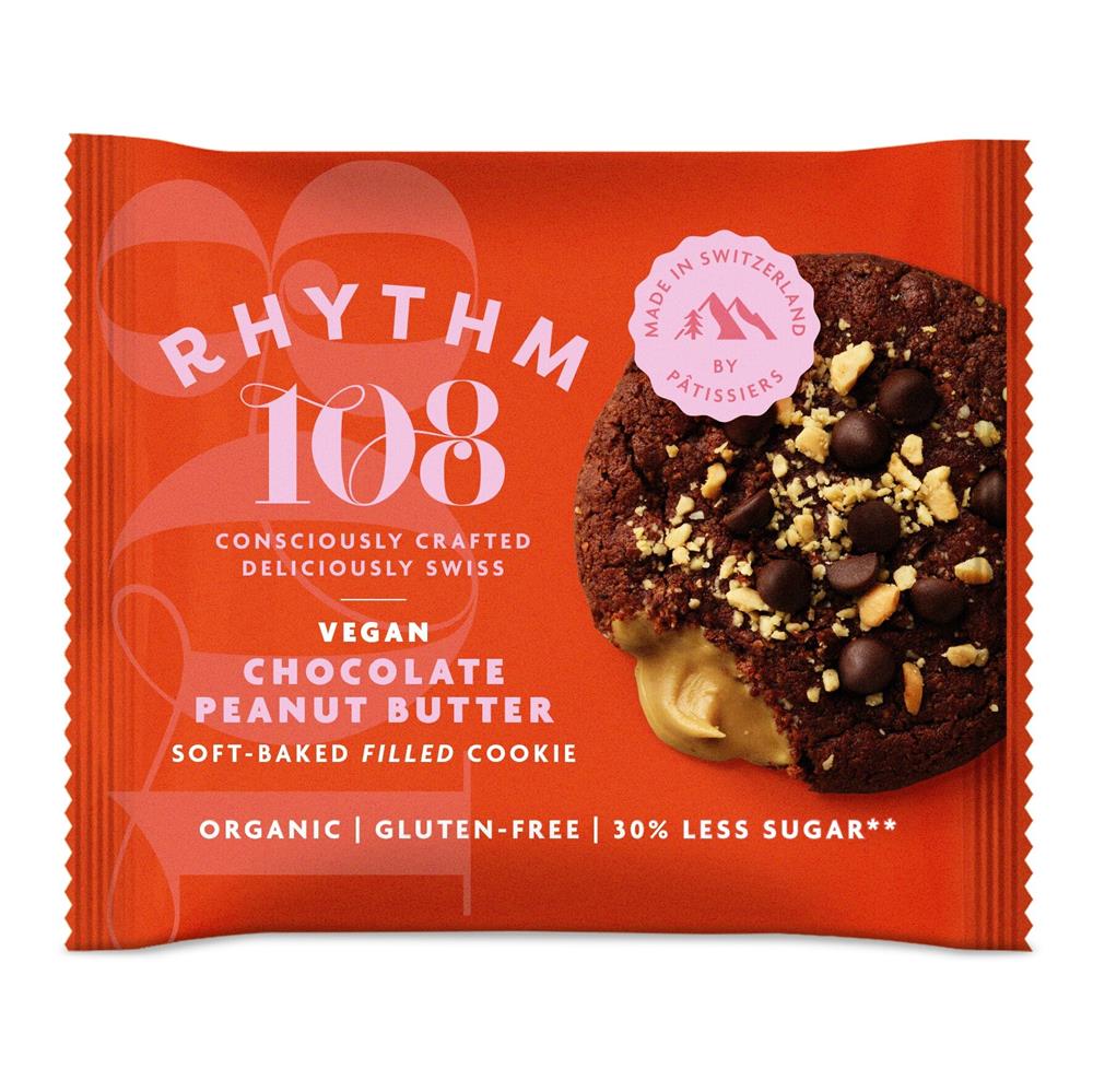 Rhythm 108_Soft Filled Cookie - Choc Peanut Butter 50g-Pack of 4