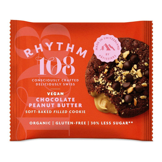 Rhythm 108_Soft Filled Cookie - Choc Peanut Butter 50g-Pack of 4