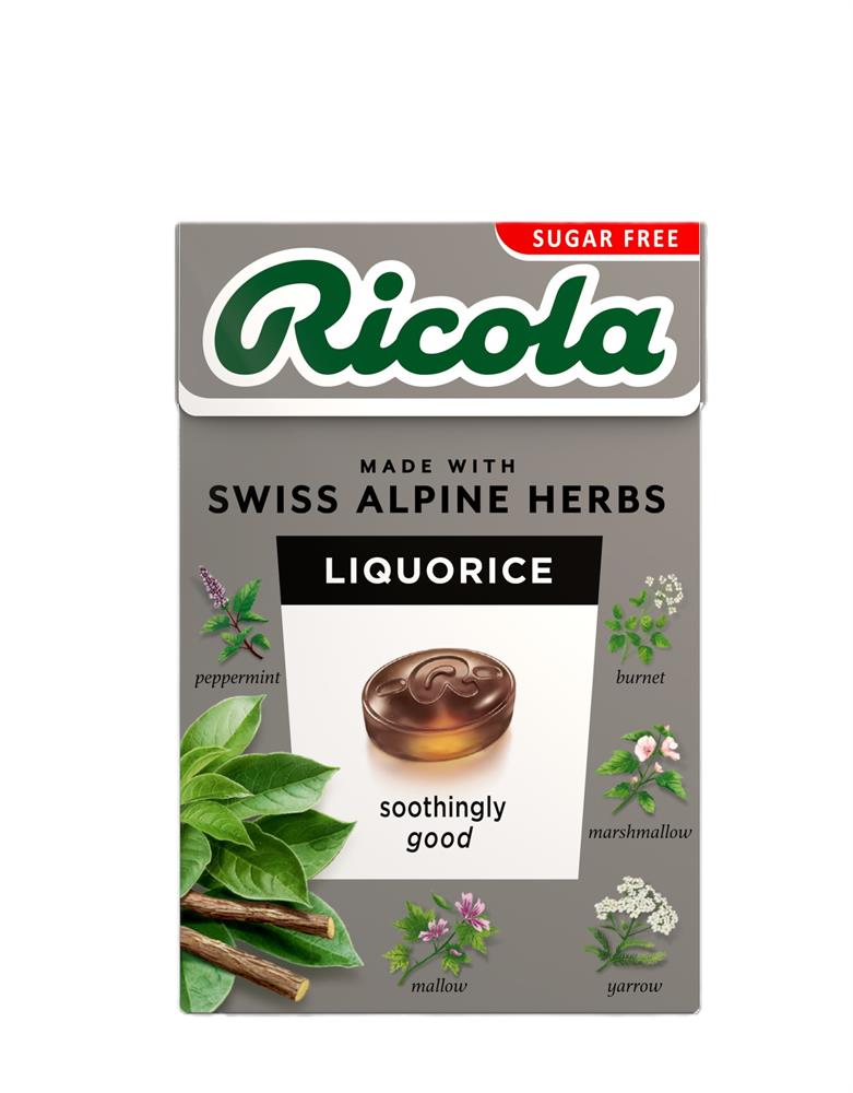 Ricola_Liquorice Sugar Free sweets Box 45g