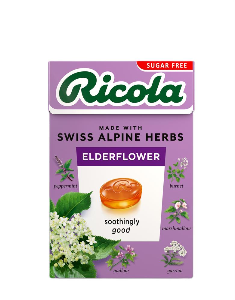 Ricola_Elderflower Sugar Free Sweets Box 45g