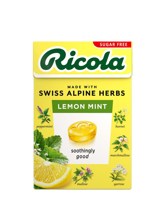 Ricola_Lemon Mint Sugar Free sweets Box 45g