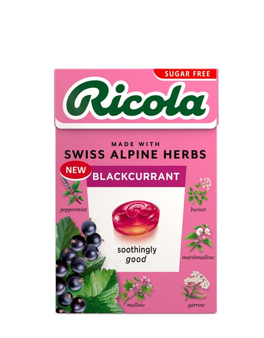Ricola_Blackcurrant 45g Box Sugar Free
