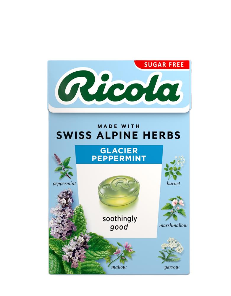 Ricola_Glacier Peppermint Sugar Free sweets Box 45g