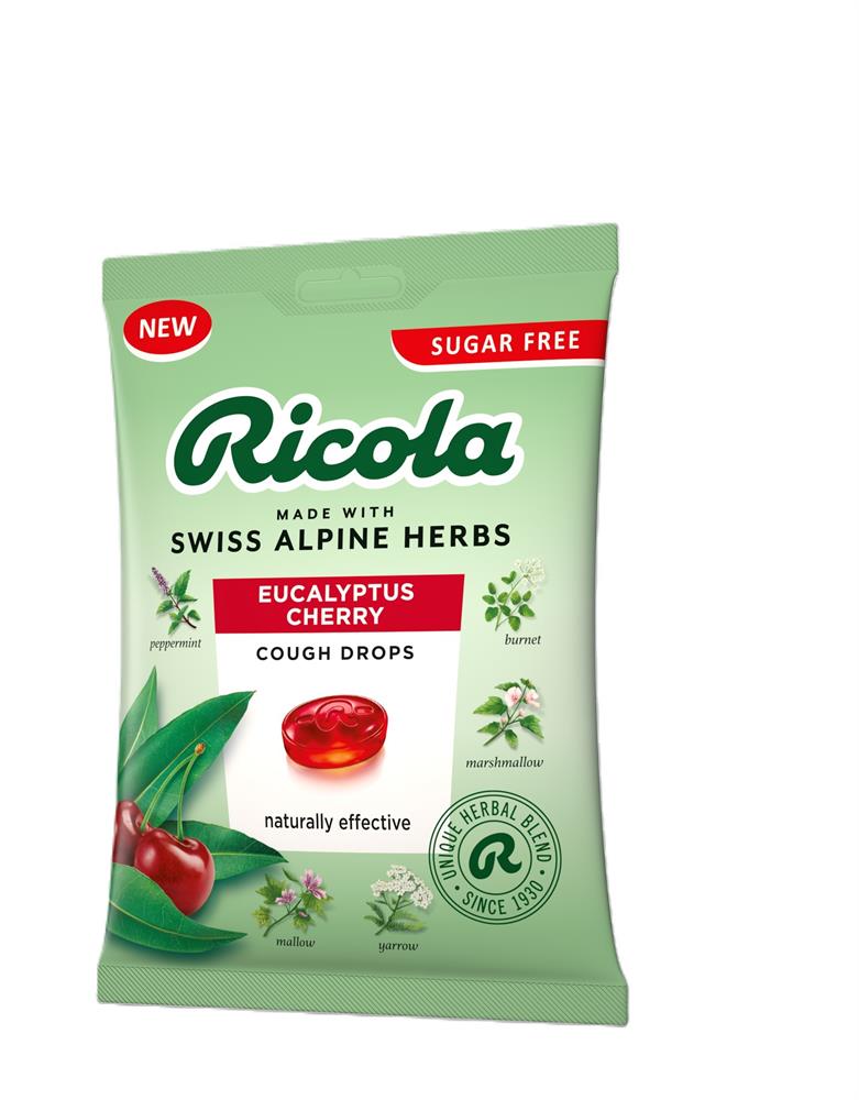 Ricola_Eucalyptus Cherry 70g Bag Sugar Free
