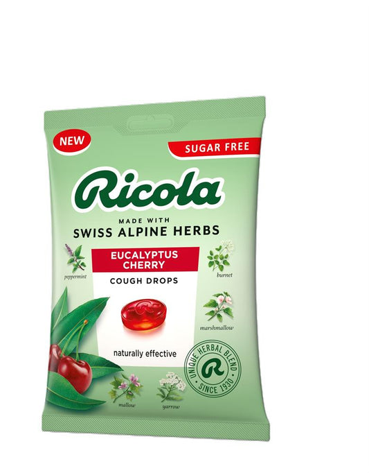 Ricola_Eucalyptus Cherry 70g Bag Sugar Free