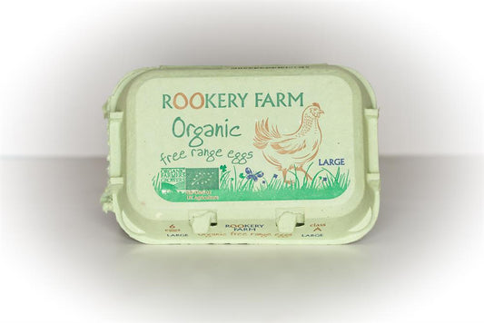 Rookery Farm_6 Large Organic Free Range Eggs (Van & Pallet orders only)-pack of 2