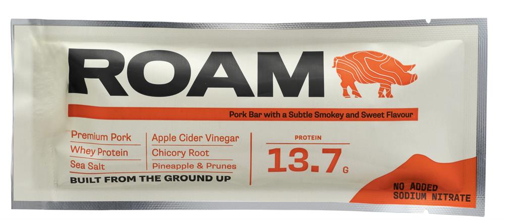 Roam_Sweet & Smokey Pork Bar 45g-pack of 4