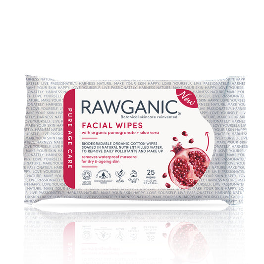 Rawganic_Anti-aging Facial Wipes 25 wipes-Pack of 6
