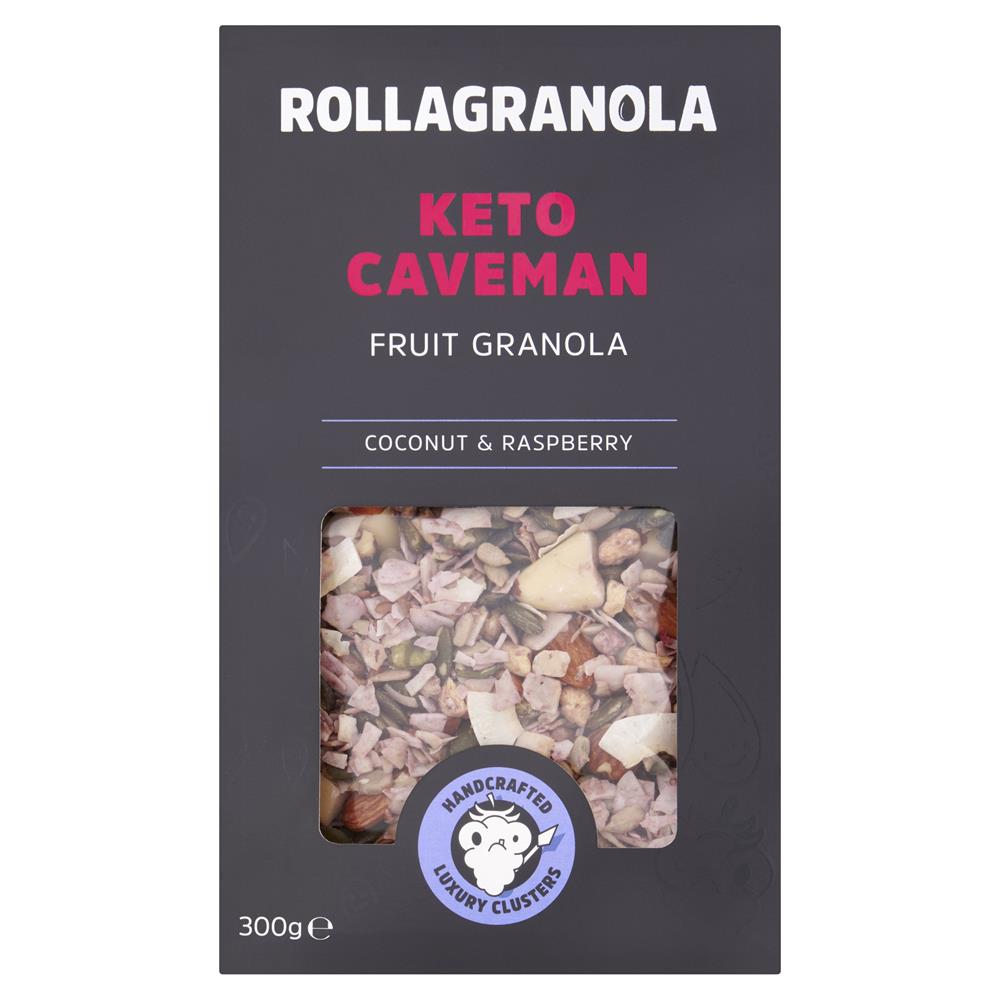 Rollagranola_Keto granola paleo vegan cereal & gluten-free no added sugar