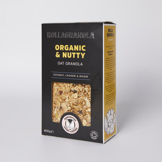 Rollagranola_Organic oat granola gluten-free & vegan - 400g pack