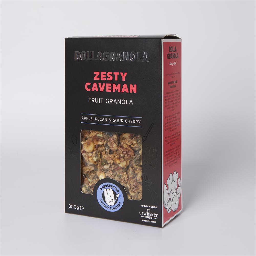 Rollagranola_Zesty Caveman Granola Apple Pecan and Ginger 300g
