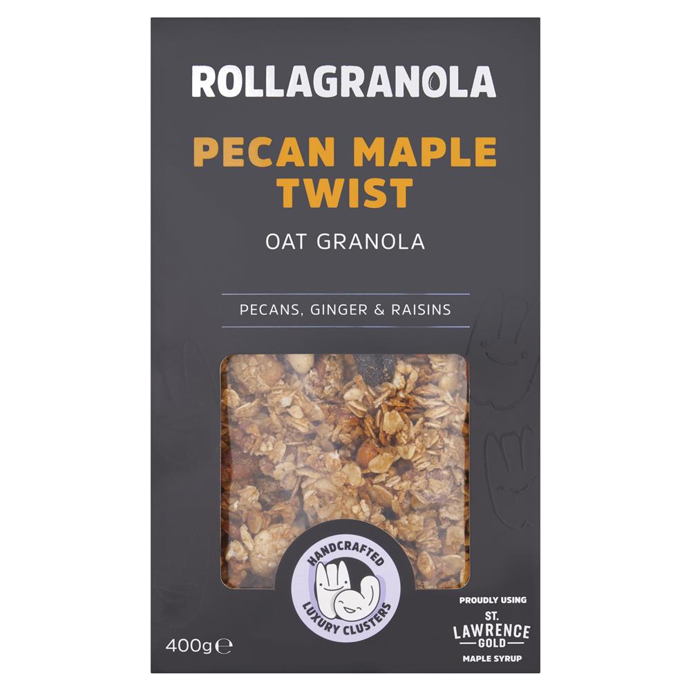 Rollagranola_Maple and Pecan Twist gluten free granola 400g
