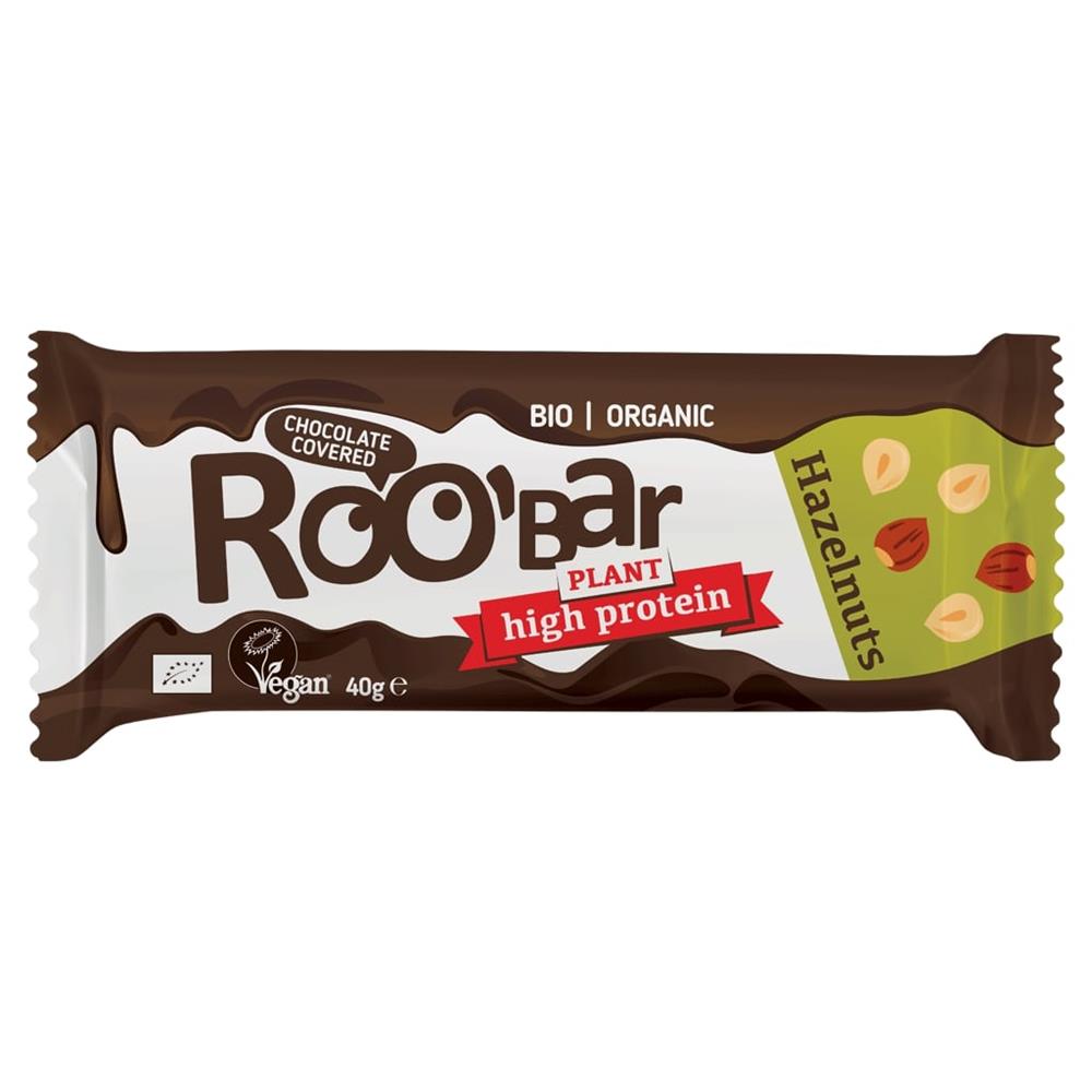 Roobar_Chocolate Hazelnut & Protein Bar 40g-Pack of 4